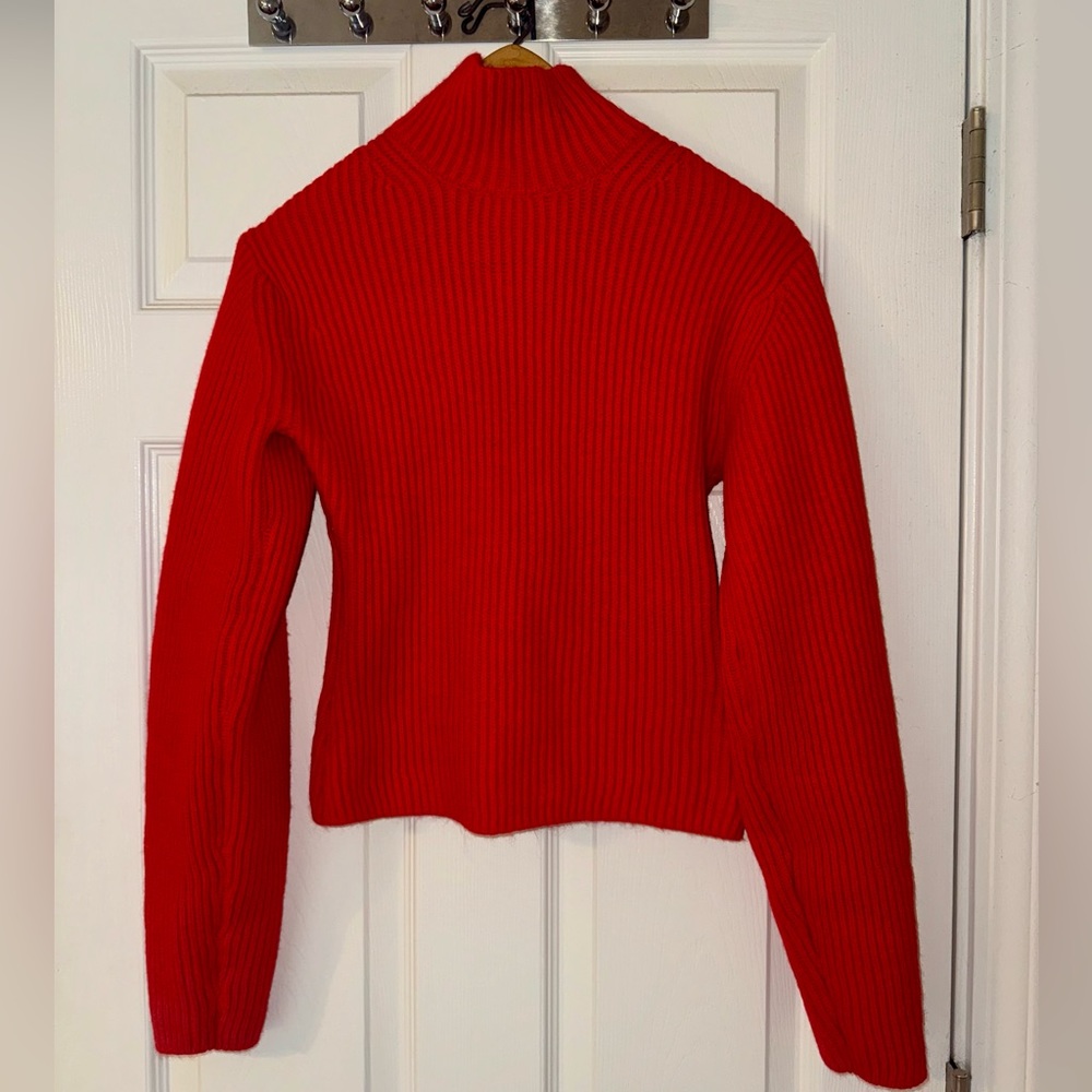 H&M: Rib-knit Mock Turtleneck Sweater (XS)